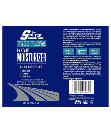 Luster SCurl Free Flow Instant Moisturizer - Hydrating Hair Care for All Hair Types - International Shipping Available - Buy Online on GoSupps.com