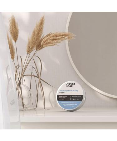 Clever Soap Intensely Moisturising Hand Face & Body Cream - Suitable For Eczema Rosacea & Rough Dry Sensitive Skin - Gentle Hydrating Emollient - Fragrance-free Hypoallergenic Care & Relief - Buy Online on GoSupps.com