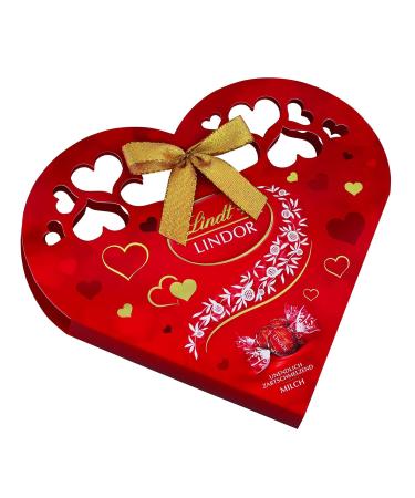 Buy Lindt Lindor Heart Pack - Milk Chocolate Delicacies (4 x 112g) - Premium Quality Treats for Gifting | International Shipping Available - Buy Online on GoSupps.com