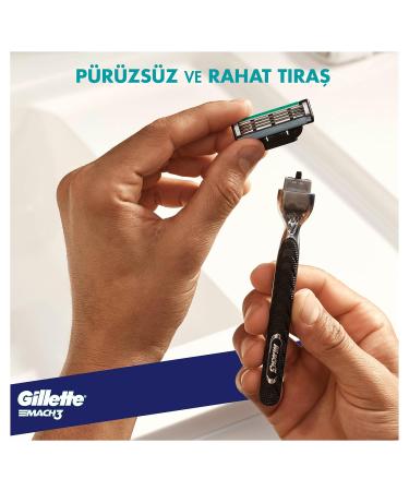 GILLETTE Mach3 Blade - 8 Pack | Precision Shaving Blades - Buy Online on GoSupps.com