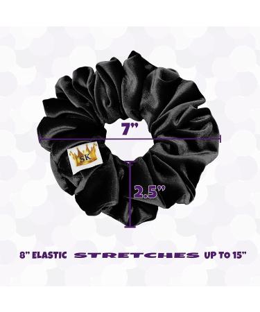 Velvet Scrunchie King Size Purple XXL - Oversized Plush Ponytail Holder - Made in the USA - Buy Online on GoSupps.com