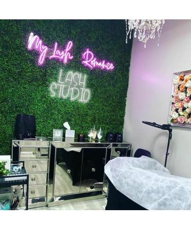 Lash Studio Neon Sign - LED Light for Salon & Beauty Studio Decor (White) - Buy Online on GoSupps.com
