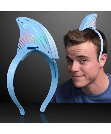 LED Shark Fin Headband - Light Up Flashing Blinky Lights - Buy Online on GoSupps.com