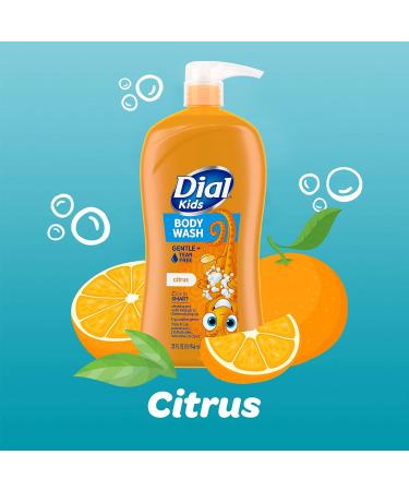 Dial Kids Body Wash Citrus 32 fl oz - Hypoallergenic Formula - Buy Online on GoSupps.com