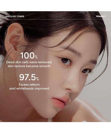 FRANKLY Pore-Perfecting Duo: Closer Serum & AHA 8.05 Toner | Christmas Gifts | Pore Minimizer Anti-Aging Glycolic Acid & Peptide Formula | Smooth Texture & Radiance | Korean Skincare Set - Buy Online on GoSupps.com