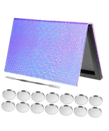 Palette Maquillage Magn tique Vide Capacit Spacieuse avec Petits Plateaux M talliques et Raclette Support Fard Paupi res pour Maquilleurs Professionnels et Particuliers