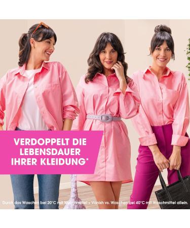 Vanish Oxi Action Powder Pink 6 Pack - 1.65 kg Stain Remover & Laundry Booster | Chlorine-Free for Colorful Laundry - Buy Online on GoSupps.com