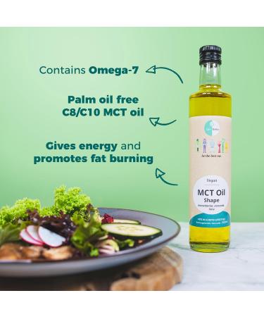 Go-Keto MCT Oil 500ml - C8/C10 Coconut Oil Blend Vegan Non-GMO Omega-7 from Avocado & Macadamia Ideal for Keto Diet & Shakes Lime Flavor - Buy Online on GoSupps.com