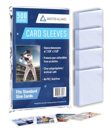 Card Sleeves | Penny Sleeves. Baseball Card Sleeves. Soft Trading Card Sleeve. Penny Sleeves for Trading Cards. Plastic Card Sleeves. Ultra Clear Card Sleeves. Pro Sports Card Sleeves. (500 Pack) Standard 500 Pack