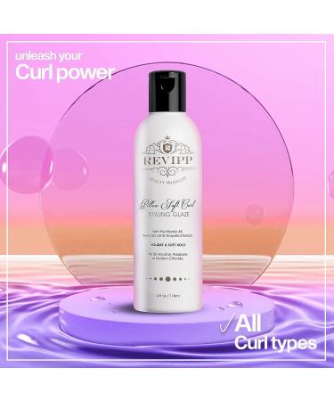 REVIPP Beauty Styling Glaze - Pro Vitamin B5 & Avocado Oil | 4 fl oz | Volume & Soft Hold | No Parabens Alcohol or Sodium Chloride | International Shipping Available - Buy Online on GoSupps.com