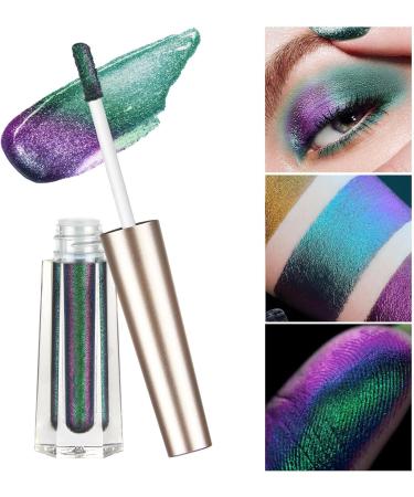 Multichrome Chameleon Liquid Eyeshadow | Chameleon Multichrome Makeup | Long Lasting High Pigment MultiChrome Eyeshadow Glitter for Girls Pochy 103 - Buy Online on GoSupps.com