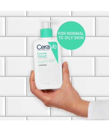 CeraVe Foaming Cleanser with Niacinamide for Normal for Oily Skin 562ml 562 ml (Pack of 1) - Buy Online on GoSupps.com
