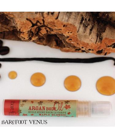 Travel Size Mini Argan Body Oil - 8ml (Maple Blondie) for Nourished Skin | Shop Internationally - Buy Online on GoSupps.com