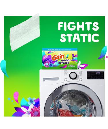 Gain Odor Defense Dryer Sheets 240 ct - Super Fresh Blast Scent Fabric Softener - Buy Online on GoSupps.com