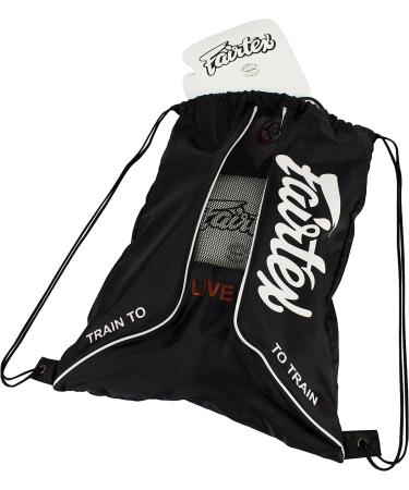 Fairtex BAG6 Sack Bag | Thai Boxing Gym Bag | Muay Thai MMA | Black - Buy Online on GoSupps.com