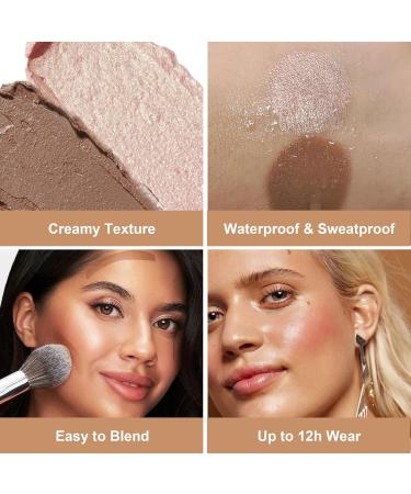 FV Cream Contour Stick Dual-Ended Contouring & Highlighting Stick Long Lasting and Waterproof Bronzer Stick with Natural Finish Highlighter Stick for 3D Face Makeup 7.5g Neutral - Buy Online on GoSupps.com