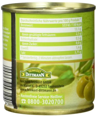 Feinkost Dittmann Lemon Cream Filled Olives - 8 Pack (8 x 85g) | Gourmet International Snacks - Buy Online on GoSupps.com
