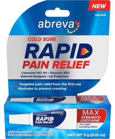 Orajel Cold Sore Treatment Bundle with Abreva Rapid Relief Cream 0.105 oz and 1 Tube 3 Grams - Buy Online on GoSupps.com