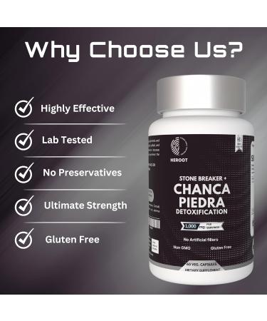 Chanca Piedra 500 mg 60 Capsules 60 Count (Pack of 1) - Buy Online on GoSupps.com
