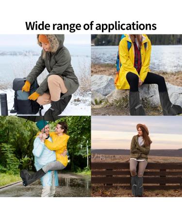 Waterproof Overshoes for Bicycles | Rain Protection Shoes for Cycling & Travel - Black - Buy Online on GoSupps.com