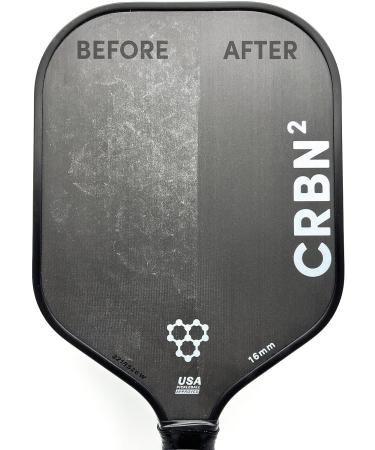 CRBN Pickleball Paddle Eraser - Carbon Fiber Racket Cleaner for Fast Ball Residue Removal - Patent Pending - Buy Online on GoSupps.com