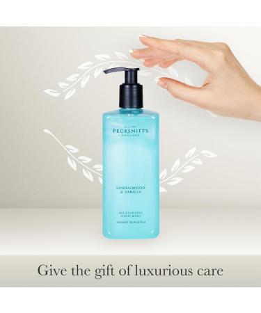 Pecksniff's Hand Wash - Liquid Hand Soap for Soft Skin Natural Revitalising Hydrates and Moisturises Handcrafted in England Cruelty Free Gift of Luxury 480ml/16.2 fl oz (Sandalwood & Vanilla) Sandalwood & Vanilla 480  - Buy Online on GoSupps.com