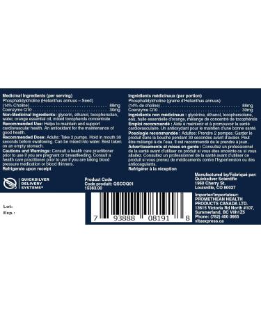 Quicksilver Scientific - Nanoemulsified CoQ10 (1.7oz/50ml) - Buy Online on GoSupps.com