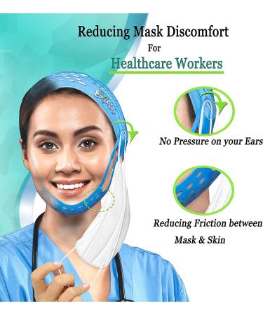 BYONDO Under Mask Set - Skin Protection and Ear Saver for Acne Prevention, Skin Irritation Relief, and Double Chin Reduction - Washable and Reusable - Buy Online on GoSupps.com