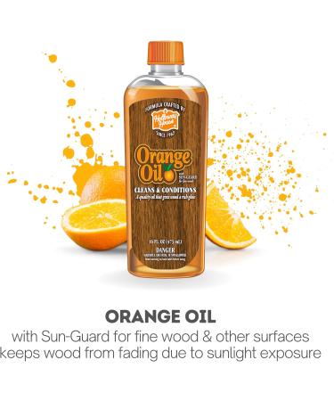Buy Orange Oil Cleaner 16oz - Sun-Guard for Fine Wood Natural Soap Scum Remover for Shower Doors & Stainless Surfaces - Buy Online on GoSupps.com