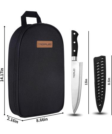 20-Piece Stainless Steel Camp Kitchen Cooking Utensil Set for Outdoor Grilling and BBQ - Portable Travel Cookware Organizer for Camping and RV - Black - Buy Online on GoSupps.com