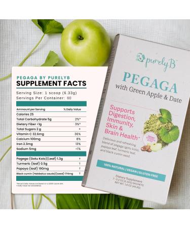 Pegaga (Gotu Kola) Herbal Blend | Rejuvenate Your Health with Ancestral Malaysian Wisdom | Immunity Gut Skin and Mind Support | 100% Natural Vegan Gluten-Free Powder | 30 Sachets 0.45 Ounce (Pack of 30) 30 - Buy Online on GoSupps.com