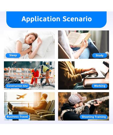 100 Pcs Soft Foam Ear Plugs | Noise Cancelling for Sleep Study & Travel | Blue Disposable Earplugs - Buy Online on GoSupps.com