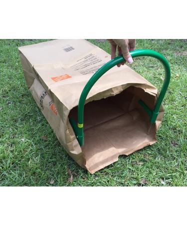 Leaf Gulp II Lawn Bag Holder for Paper Leaf Bags | Hands-Free Bagging | Sweep Yard & Garden Debris | Made in USA - Buy Online on GoSupps.com