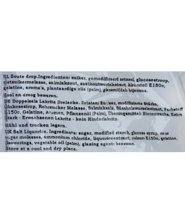 Van Vliet Dutch Liquorice Double Salt 1 Kg Dutch Double Salt - Buy Online on GoSupps.com