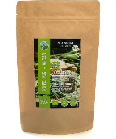 Organic Dried Rosemary (500g 1.1lb) - Gluten-Free, Lactose-Free, Vegan, 100% Natural for Spice Mixtures and Tea - Buy Online on GoSupps.com