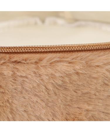 DOITOOL Cute Washable Sanitary Napkin Pouch - Period Storage Container Bag for Girls (Brown) - Buy Online on GoSupps.com