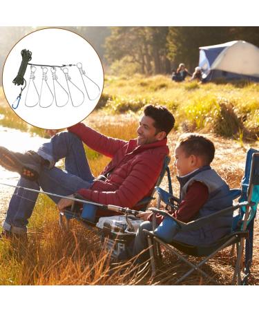 BESPORTBLE 2 Pack Stainless Steel Fishing Stringer Clip with Float and Metal Snaps - Ideal for Kayak, Hiking, and Outdoor Fishing - Buy Online on GoSupps.com