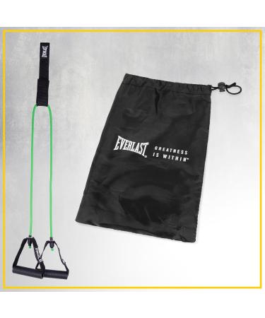 Everlast FIT Medium Power Cable - Light Resistance Exercise Band Premium Latex Door Anchor Rubber Handles Carry Bag Included - Muscle Repair at-Home Gym Strength Training Flexibility - Buy Online on GoSupps.com