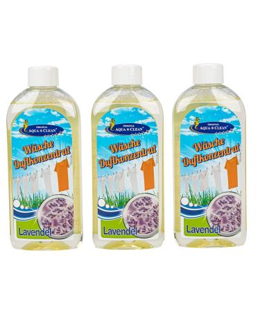 AQUA CLEAN laundry fragrance concentrate 3x250ml (Lavender) Lavender 250 ml (pack of 3)