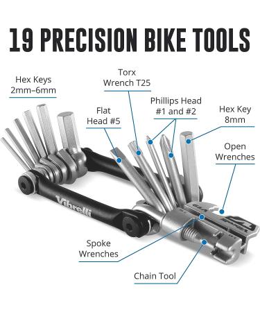 Vibrelli Bike Multi Tool V19 with Carry Case - Performance Bicycle Multitool - Buy Online on GoSupps.com
