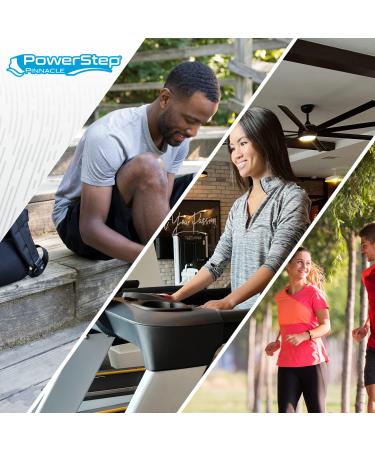 Powerstep Pulse Performance Insoles for Men & Women | Plantar Fasciitis & Neutral Foot Support | Men's 11-11.5 | Sunset Chevron - Buy Online on GoSupps.com