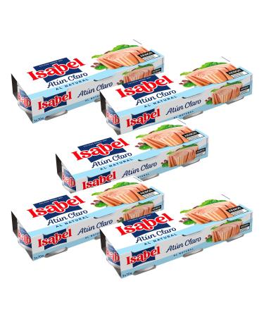 Isabel Light tuna in natural 1 pack of 5 boxes of 3 boxes of 65 g