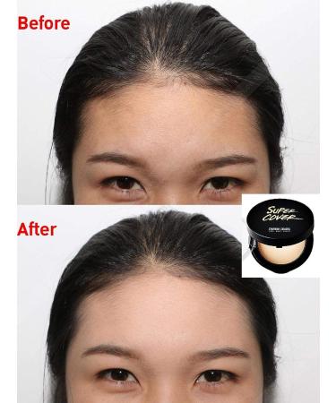 Sivanna Super Cover Two Way Compact Press Powder | Waterproof & Long-Lasting | Blurs Imperfections, Covers Dark Spots & Wrinkles | Oil-Control | 0.42 oz | No.1 Natural White - Buy Online on GoSupps.com