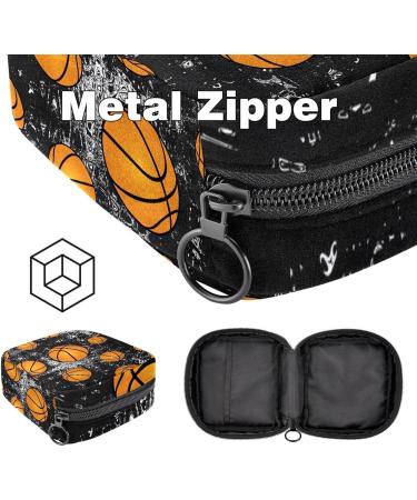 Shop Stylish Basketball Ball Marble Women s Napkin Storage Bags & Portable Period Pockets - Perfect for Teens & Moms! - Buy Online on GoSupps.com