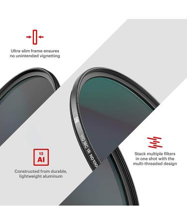 KODAK 52mm IR Neutral Density 1000 Filter | Schott Glass, Waterproof, 16-Layer Nano Coating | Prevent Overexposure, Reduce Infrared | Retro Case & Filter Guide | PhotoGear - Buy Online on GoSupps.com