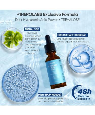 Hyaluronic Acid Serum & Retinol Serum & Anti-Aging Repair Face Cream - Buy Online on GoSupps.com