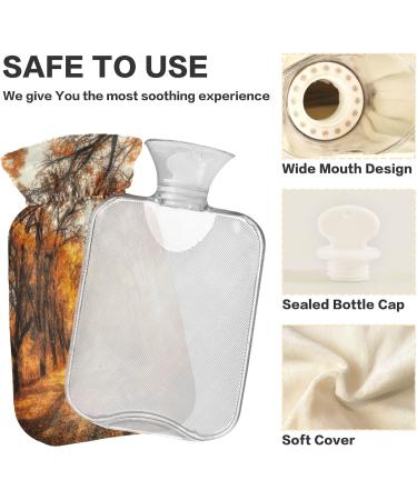 Buy Naanle 2L Hot Water Bottle - Autumn Forest Design for Pain Relief & Warmth | Ideal for Back Hand Foot & Neck Therapy - Buy Online on GoSupps.com