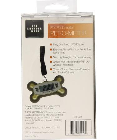 Sharper Image Pet-o-Meter Gold - Track Your Pet's Health and Activity Levels - Buy Online on GoSupps.com