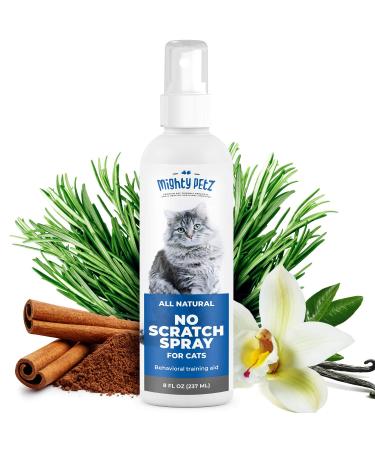 Mighty Petz Cat Repellent Spray for Furniture for Indoor and Outdoor Use  No Cat Scratching Spray  Alcohol Free Cat Deterrent  Cat Spray Behavioral Training Aid  Couch Protector, 8 oz