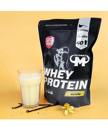1kg Mammut Whey Protein - Vanilla Flavor with Free Shaker Bar & Powderbank | International Shipping - Buy Online on GoSupps.com